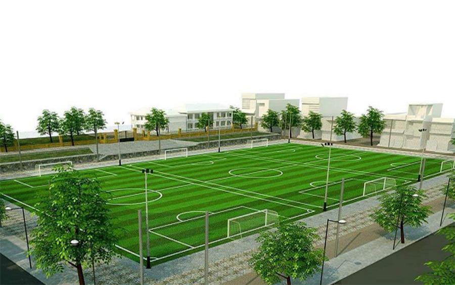 Thảm cỏ nhân tạo sân bóng cao cấp