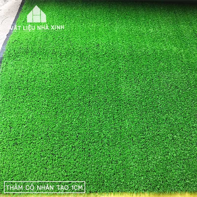 Thảm cỏ nhân tạo sân vườn 1cm