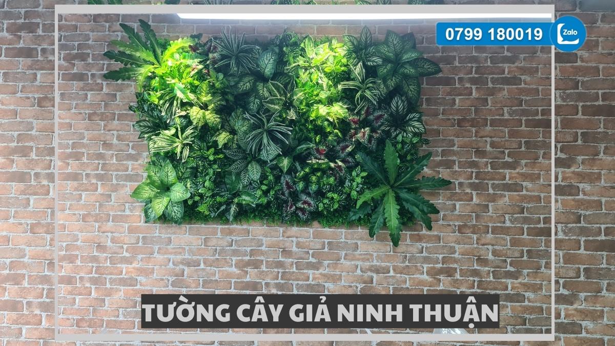 Tường cây giả Ninh Thuận
